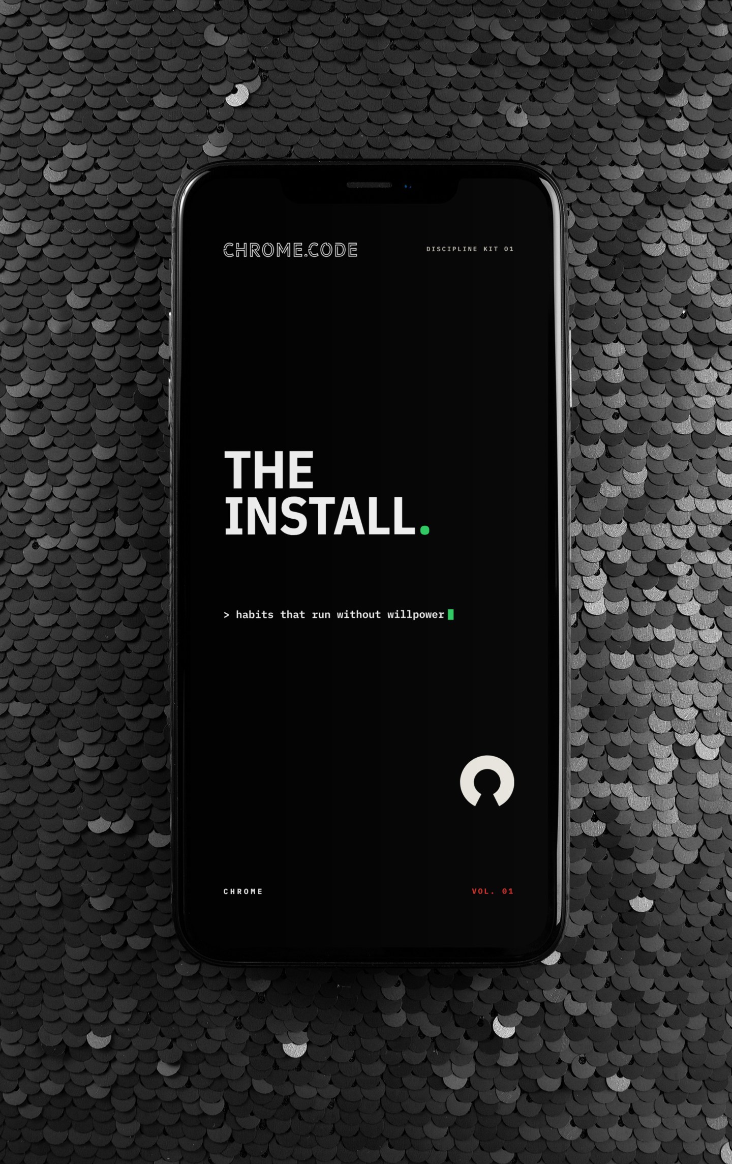 THE INSTALL open on a phone screen